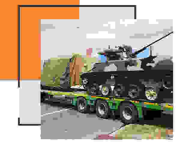 Перевозка военной техники в Долгопрудном
